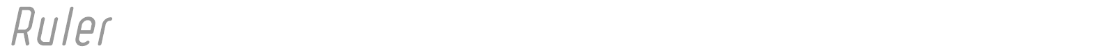 Ruler font preview